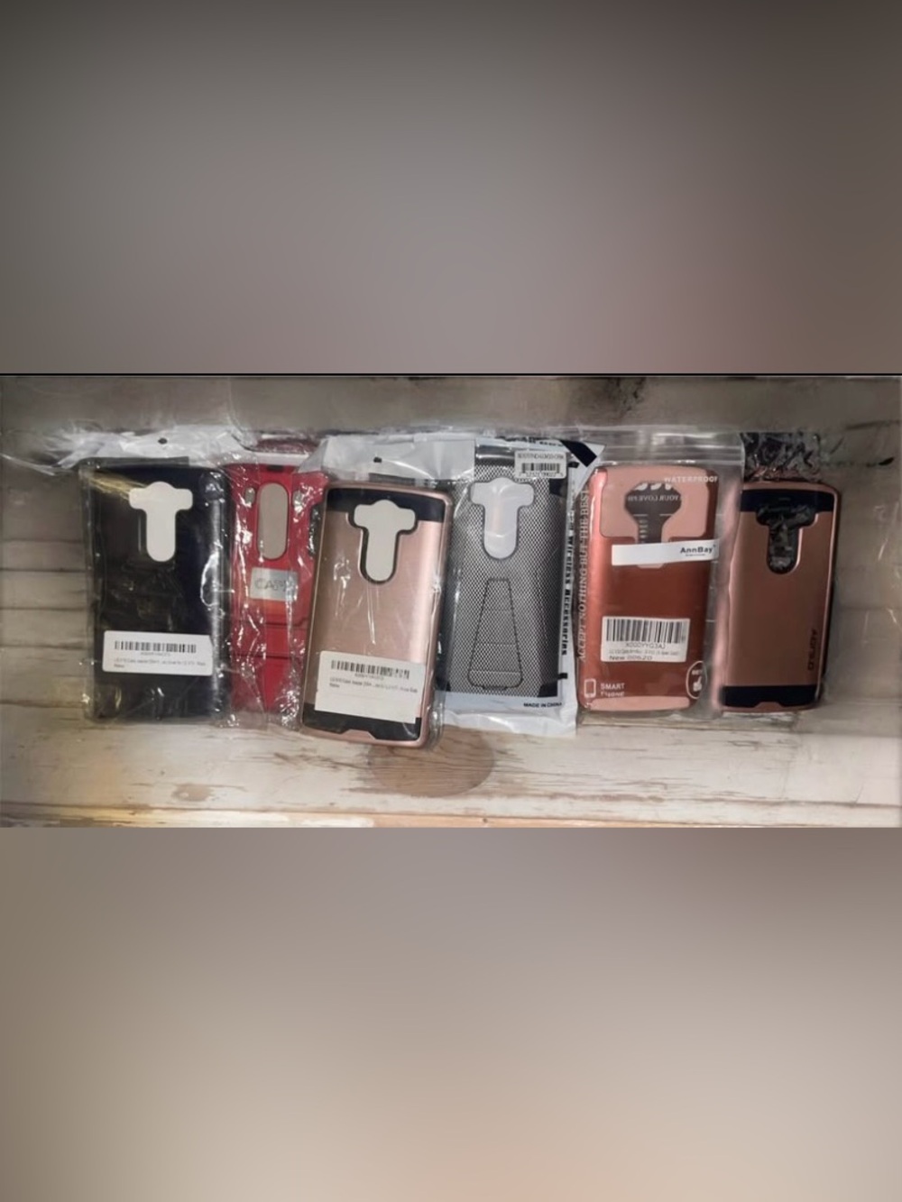 New. Bundle of LG V35 waterproof / shockproof phones cases. Multiple colors.